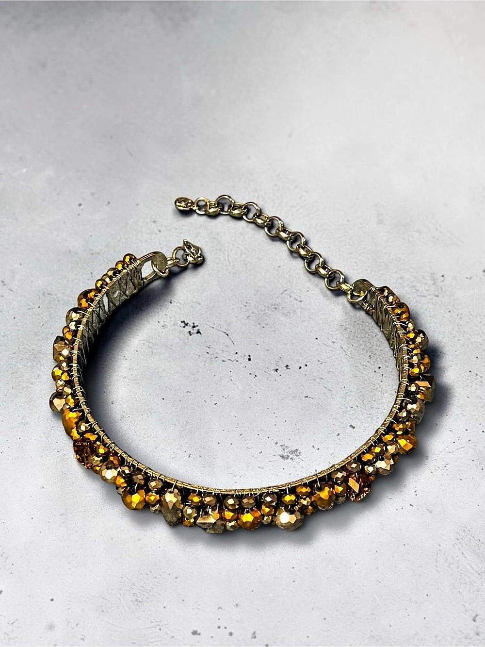 Sassy Jones Rochinda Beaded Collar Necklace